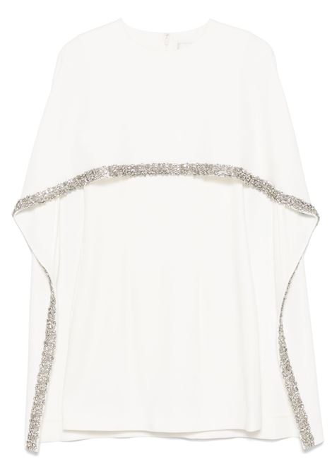 White embellished cape mini dress Roland Mouret - women